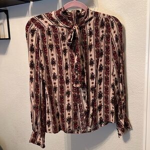 Novella Royale Tie Neck Blouse S